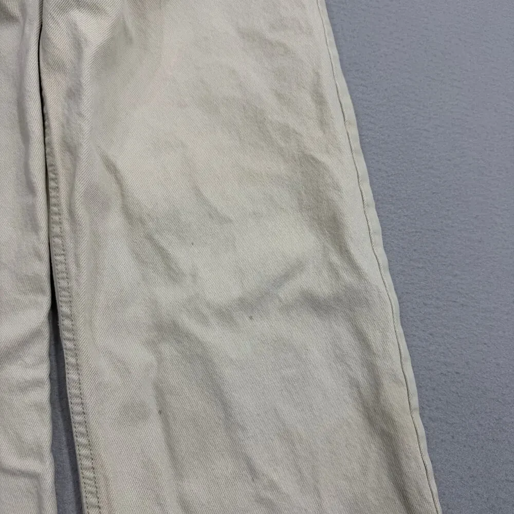 Vintage Levis 505 Regular Fit Jeans Men's 38x34 (Fits 36x33) Cream y2k 2008